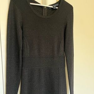 French Connection shimmer bandage long sleeve dress, size 8